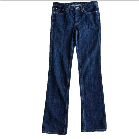 Ag Adriano Goldschmied Denim - AG Adriano Goldschmied Dark Blue Low Rise Bootcut Jeans 26 Regular